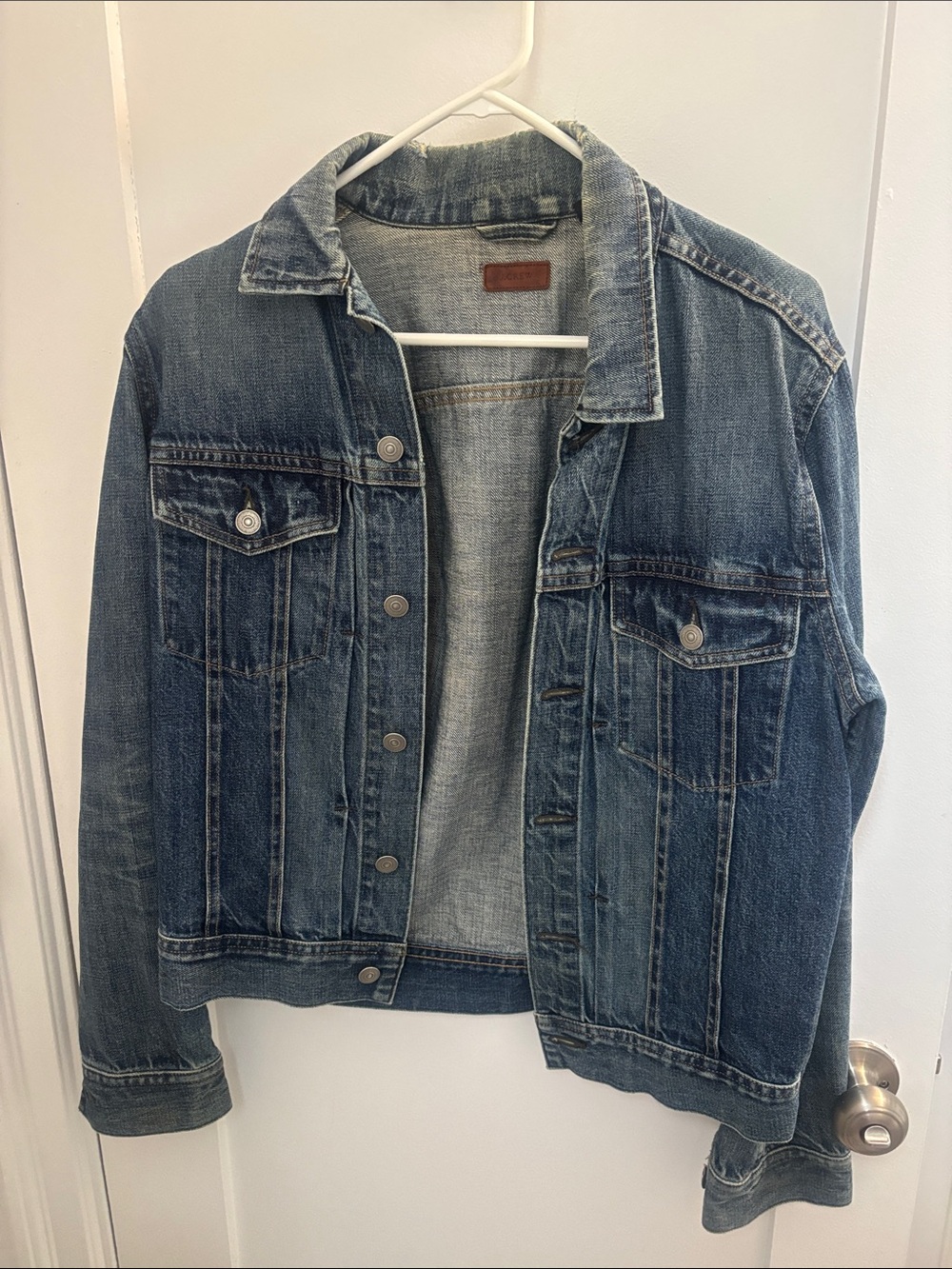 JCREW VINTAGE Classic Washed Denim Jacket - Blue